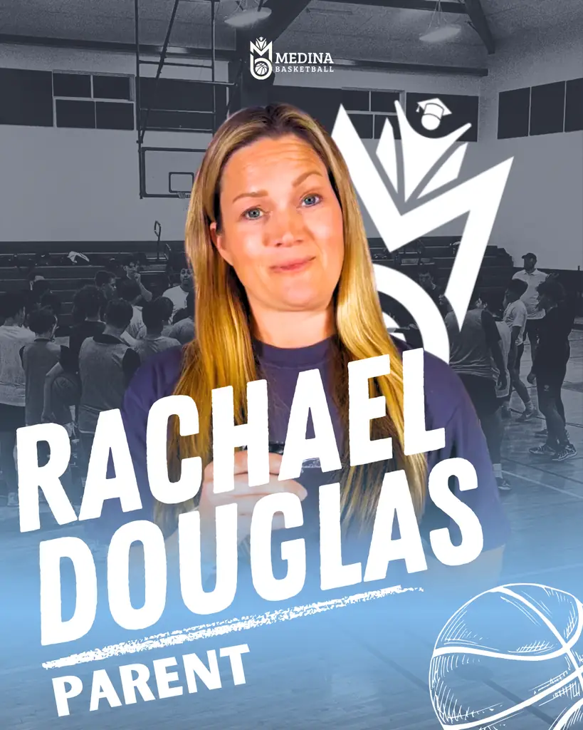 Rachael Douglas, Medina Basketball parent